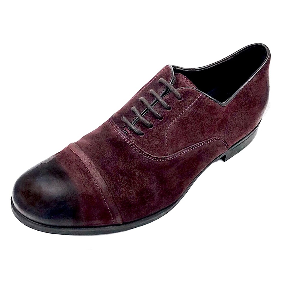Geox Mens Brown Suede Cap Toe Oxfords Size 43 (US10) Size v